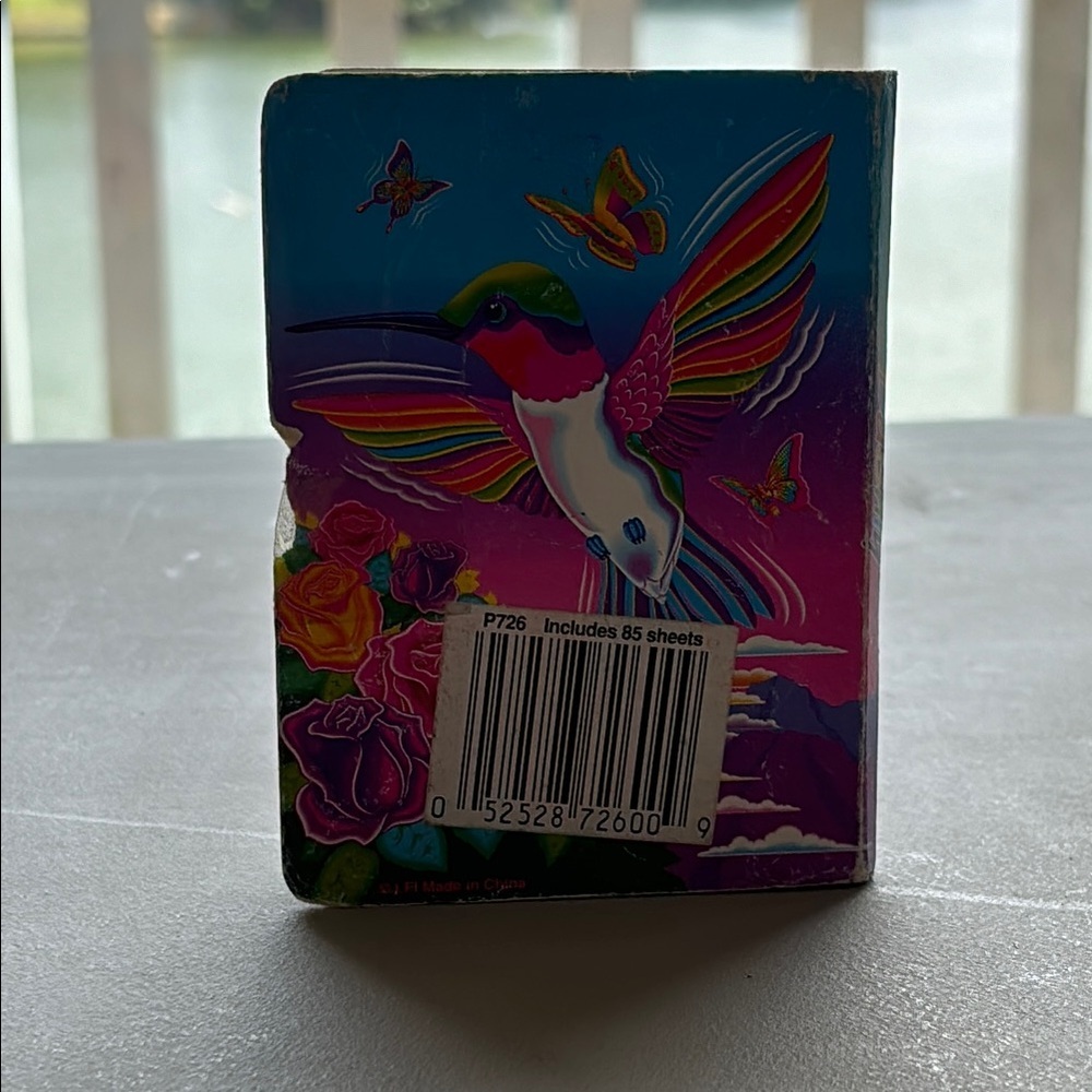 Lisa Frank Vibrant Hummingbird Notepad - Picture 3 of 6